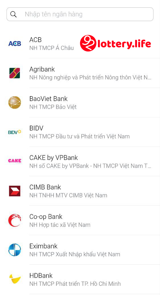 Buoc 3 Thuc hien cac buoc nap tien vao tai khoan