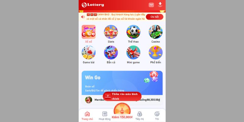 Thông tin chung về sảnh xổ số 92LOTTERY